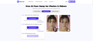 AI face swap online free:MioCreate-main-page